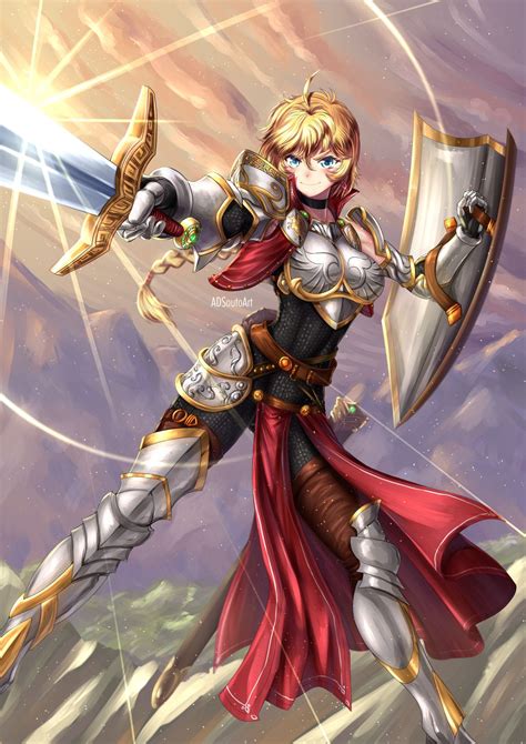 anime female knight